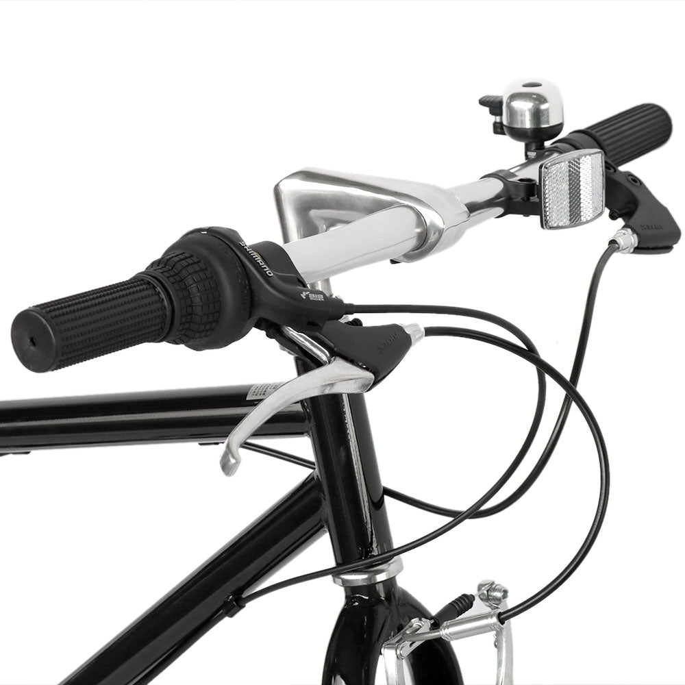 自転車 折りたたみ自転車 クロスバイク 700×28C 6段変速ギア イエロー 7006HCYE 折りたたみ