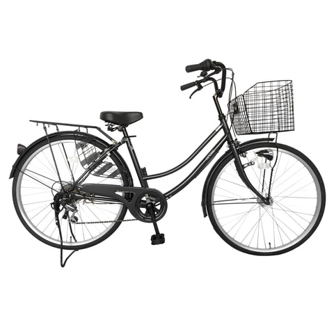 欠品入荷未定 Leciel(ルシール) 自転車 ママチャリ 26インチ 6段変速