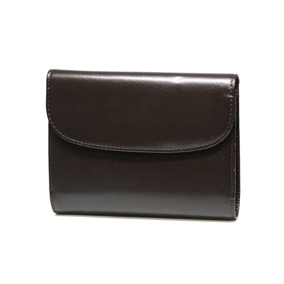 財布三つ折り財布チョコブラウン茶色牛革本革レザーメンズビジネスMA-AB002-CH