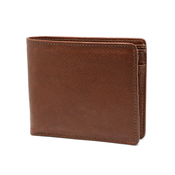 財布二つ折り財布ブラウン茶色牛革本革レザーメンズビジネスSP-WT005-BR