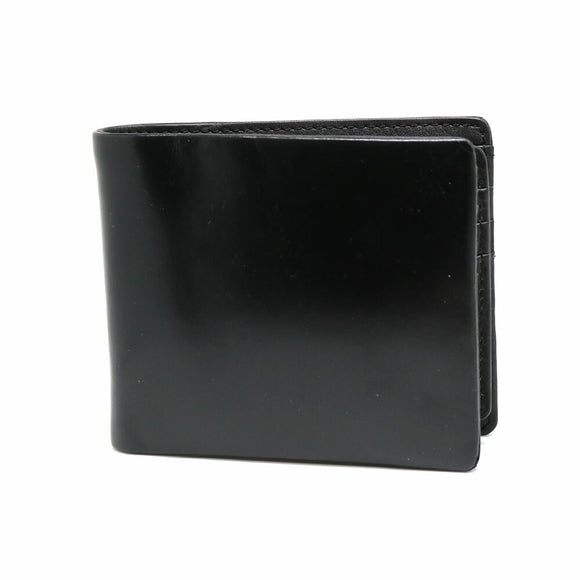 財布二つ折り財布ブラック黒牛革本革レザーメンズビジネスSP-WT028